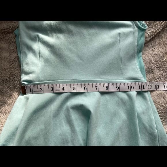 ARITZIA Talula Kanda light teal fit and flare mini dress size XS - Picture 9 of 10